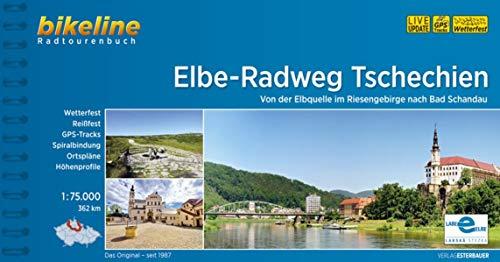 Elbe-Radweg Tschechien: Von der Elbquelle im Riesengebirge nach Bad Schandau, 1:75.000, 362 km, wetterfest/reißfest, GPS-Tracks Download, LiveUpdate (Bikeline Radtourenbücher)