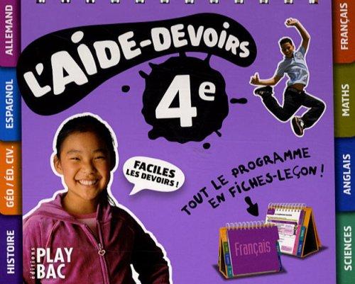 L'aide-devoirs, 4e : tout le programme en fiches-leçon !