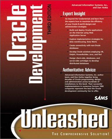 Oracle Development Unleashed, w. CD-ROM