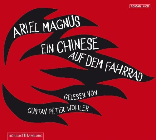 Ein Chinese auf dem Fahrrad