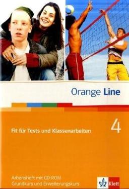 Orange Line 4. 8. Klasse - Fit für Tests und Klassenarbeiten: Arbeitsheft und CD-ROM mit Lösungen. Grundkurs und Erweiterungskurs