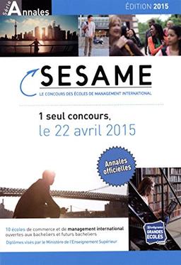 Concours Sésame : annales 2014 : sujets et corrigés officiels