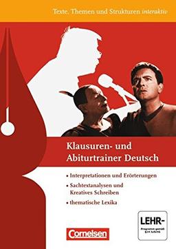 Texte, Themen und Strukturen - interaktiv; Digitale Oberstufe; Software für das Lernen zu Hause; Klausuren- und Abiturtrainer, (inkl. DVD-ROM)