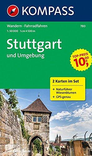 Stuttgart und Umgebung: Wanderkarten-Set mit Naturführer in der Schutzhülle. GPS-genau. 1:50000 (KOMPASS-Wanderkarten, Band 780)