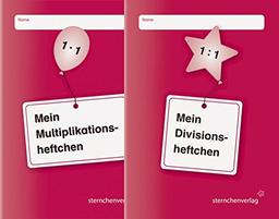 Mein Multiplikationsheftchen und mein Divisionsheftchen: Merkhefte im Kombi zur selbstständigen Erarbeitung und Auswendiglernen der Einmaleins- und Divisionsreihen