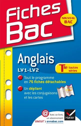 Anglais LV1-LV2, terminale toutes séries