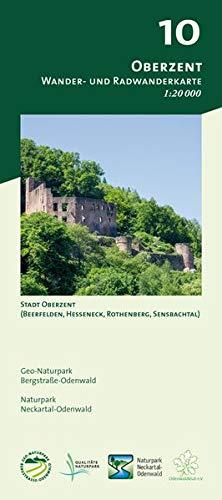 Blatt 10, Oberzent: Wander- und Radwanderkarte 1:20.000. Mit dem Stadtgebiet Oberzent (Beerfelden, Hesseneck, Rothenberg und Sensbachtal) (Odenwald Freizeitkarten Maßstab 1:20.000)