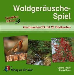 Waldgeräusche-Spiel: Forest Sounds. Hinhören und Lernen