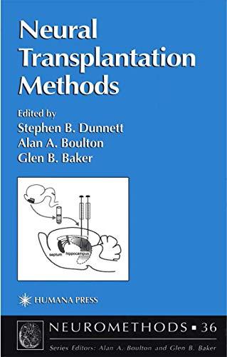 Neural Transplantation Methods (Neuromethods, 36, Band 36)