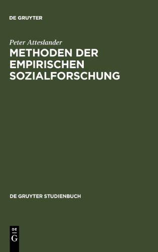 Methoden der empirischen Sozialforschung (de Gruyter Studienbuch)