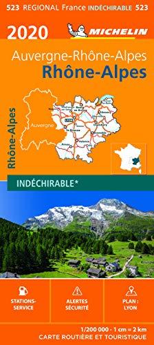 Carte Michelin Rhône-Alpes 2020 (CARTES, 7250)