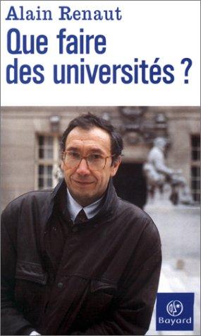 Que faire des universités ?