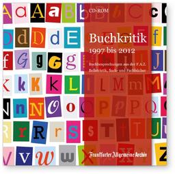 Buchkritik 1997 bis 2012, CD-ROM Buchbesprechungen aus der F.A.Z. - Belletristik, Sach- und Fachbücher. Für Windows ab 2000