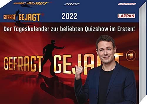 Gefragt Gejagt – Tagesabreißkalender 2022: Der offizielle Kalender zur beliebten Quizshow im Ersten | Trainiere dein Allgemeinwissen jeden Tag! Quizgott oder Besserwisser?