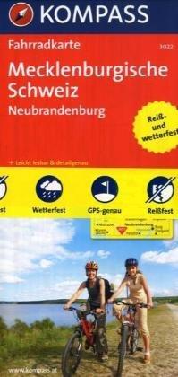 Mecklenburgische Schweiz - Neubrandenburg: Fahrradkarte. GPS-genau. 1:70000 (KOMPASS-Fahrradkarten Deutschland)