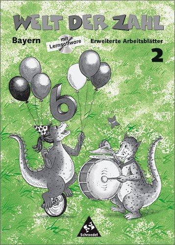 Welt der Zahl - Ausgabe 2001 für Grundschulen in Bayern: Arbeitsheft 2 mit CD-ROM