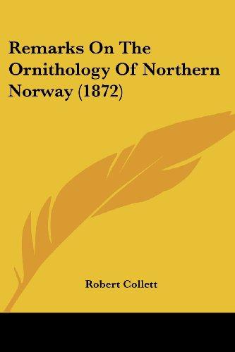 Remarks On The Ornithology Of Northern Norway (1872)