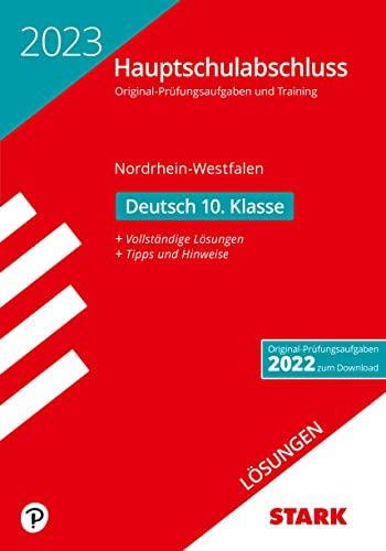 STARK Lösungen zu Original-Prüfungen und Training - Hauptschulabschluss 2023 - Deutsch - NRW