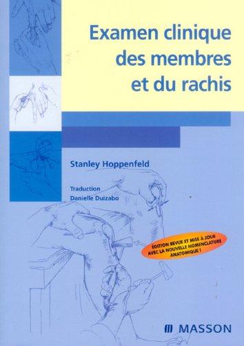 Examen clinique des membres et du rachis