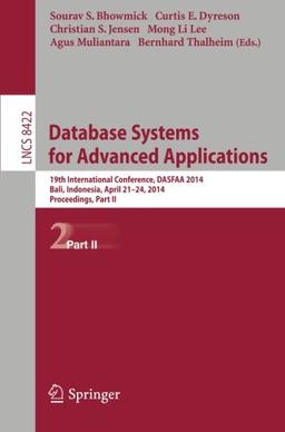 Database Systems for Advanced Applications (Lecture Notes in Computer Science)