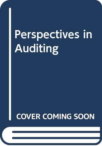 Perspectives in Auditing