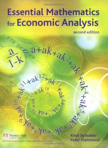 Essential Mathematics for Economic Analysis