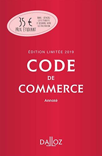 Code de commerce 2019, annoté