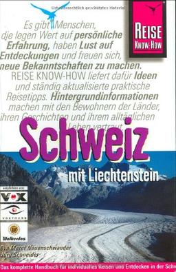 Schweiz mit Liechtenstein