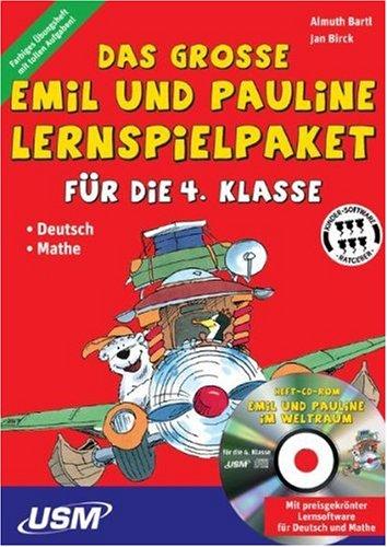 Das große Emil und Pauline Lernspielpaket für die 4. Klasse,Buch u. CD-ROM (Deutsch-Mathe)