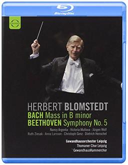 Herbert Blomstedt - Bach h-Moll Messe, Beethoven 5. Sinfonie [Blu-ray]