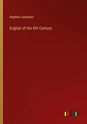 English of the XIV Century