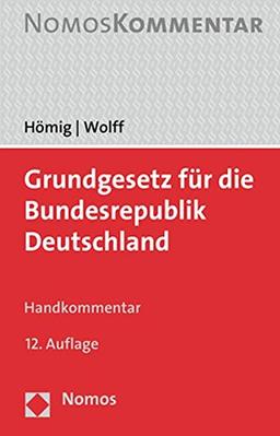 Grundgesetz für die Bundesrepublik Deutschland: Handkommentar