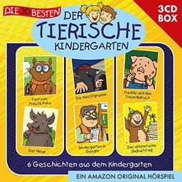 Die 30 besten: Der tierische Kindergarten - 3CD Hörspielbox