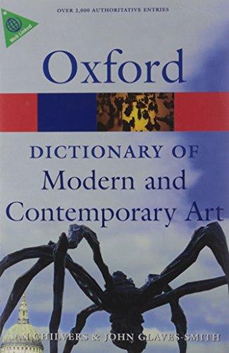 Dictionary of Modern and Contemporary Art (Oxford Paperback Reference)