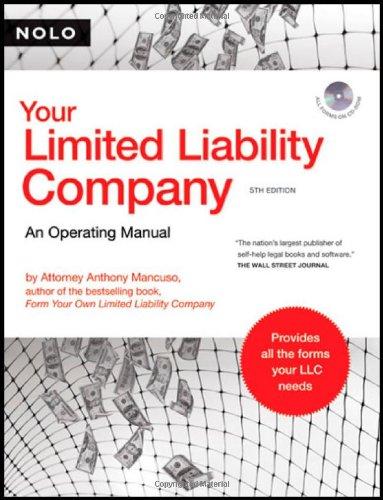 Your Limited Liability Company: An Operating Manual