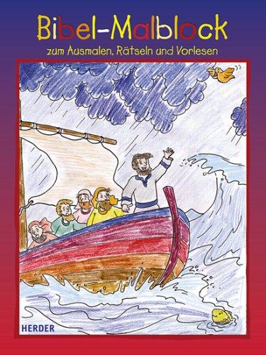 Bibel-Malblock: zum Ausmalen, Rätseln und Vorlesen