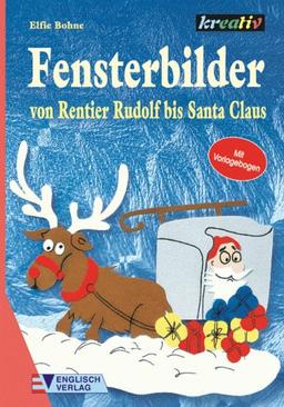 Fensterbilder von Rentier Rudolf bis Santa Claus