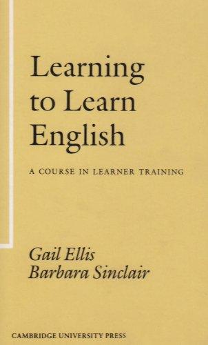 Learning to Learn English: A Course in Learner Training