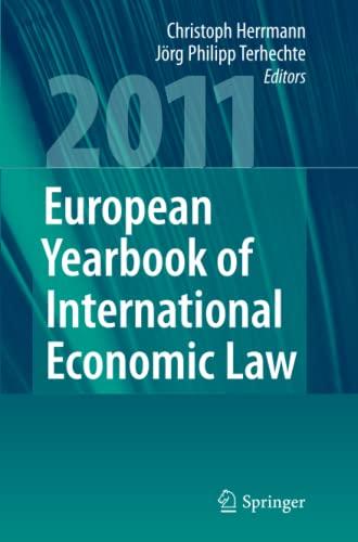 European Yearbook of International Economic Law 2011