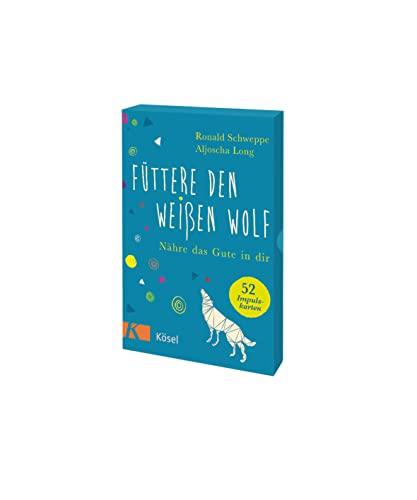 Füttere den weißen Wolf: Nähre das Gute in dir - 52 Impulskarten I mit Stülpdeckelschachtel und Booklet