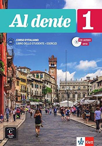 Al dente 1 (A1): Internationale Ausgabe. Libro dello studente + esercizi + CD + DVD