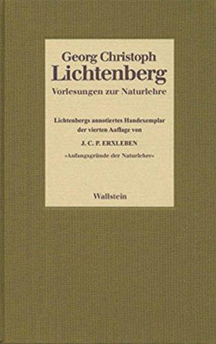 Gesammelte Schriften - Historisch-kritische und kommentierte Ausgabe: Vorlesungen zur Naturlehre: BD 1