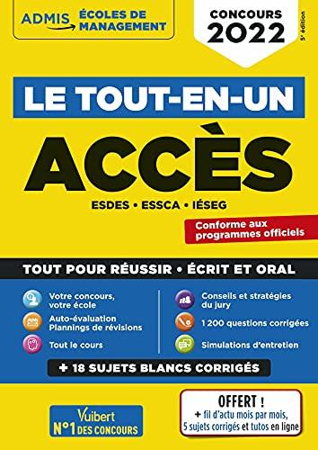 Accès : ESDES, ESSCA, IESEG : le tout-en-un, concours 2022