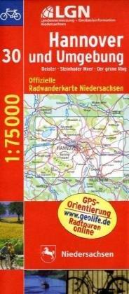 Topographische Sonderkarten Niedersachsen. Sonderblattschnitte auf der Grundlage der amtlichen topographischen Karten, meistens grösseres ... Radwanderkarte Niedersachsen: RC 30S