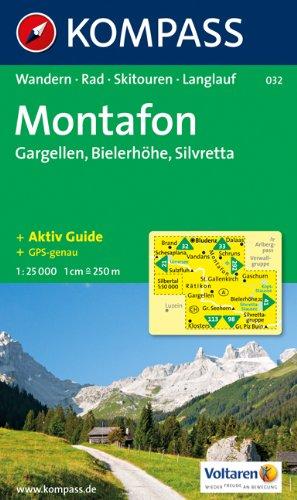 Alpenpark Montafon: 1:25.000. Gargellen, Bielerhöhe, Silvretta. Wandern / Rad / Skitouren / Langlauf. GPS-genau