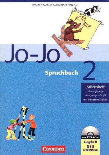 Jo-Jo Sprachbuch - Ausgabe N: 2. Schuljahr - Arbeitsheft in Vereinfachter Ausgangsschrift: Mit CD-ROM und Lernstandsseiten: Mit Lernstandsseiten