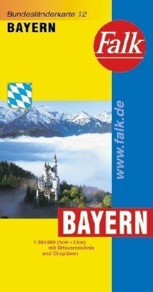 Falk Bundesländerkarte Deutschland Bayern 1:300 000