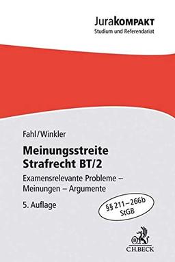 Meinungsstreite Strafrecht BT/2: Examensrelevante Probleme, Meinungen, Argumente, §§ 211-266b StGB