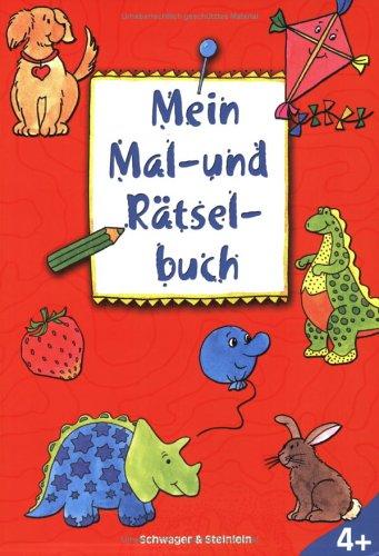 Mein Mal- und Rätselbuch: Rot