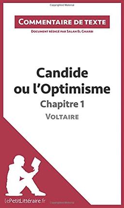 Candide ou l'Optimisme de Voltaire : Chapitre 1 : Commentaire et Analyse de texte